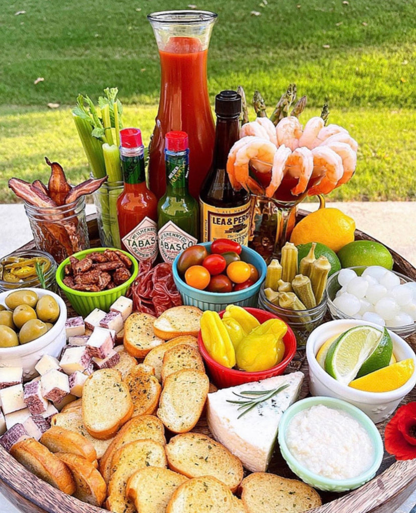 Bloody Mary/Mimosa Board