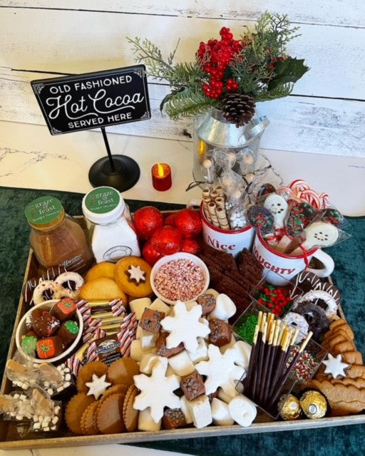 Holiday Hot Chocolate Board